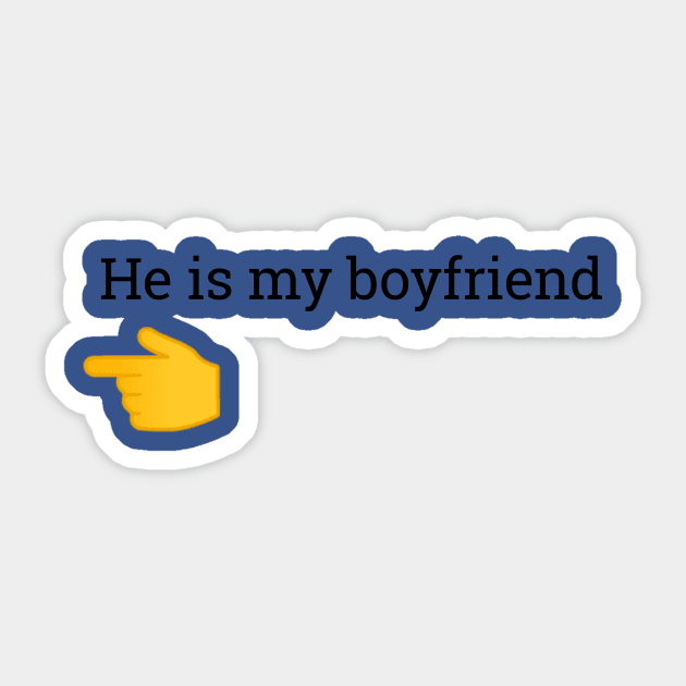 boyfriend couple Sticker by Rizstor